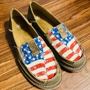 Women’s American flag Ariat Cruisers